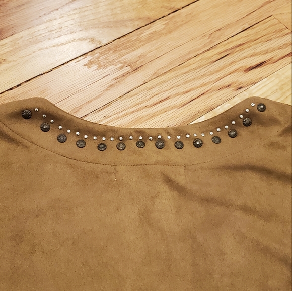 Angel + Premium Faux Suede Mini Dress - Picture 8 of 9